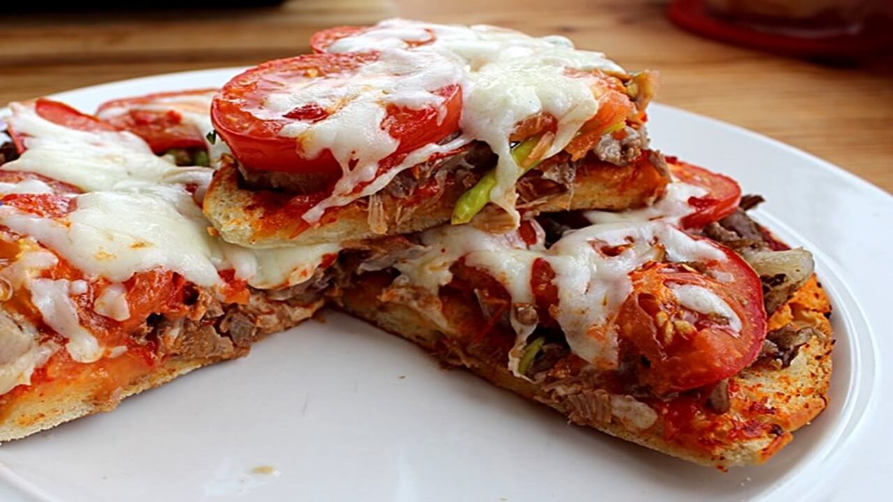 Bazlamadan Tost Pizza Tarifi - 5