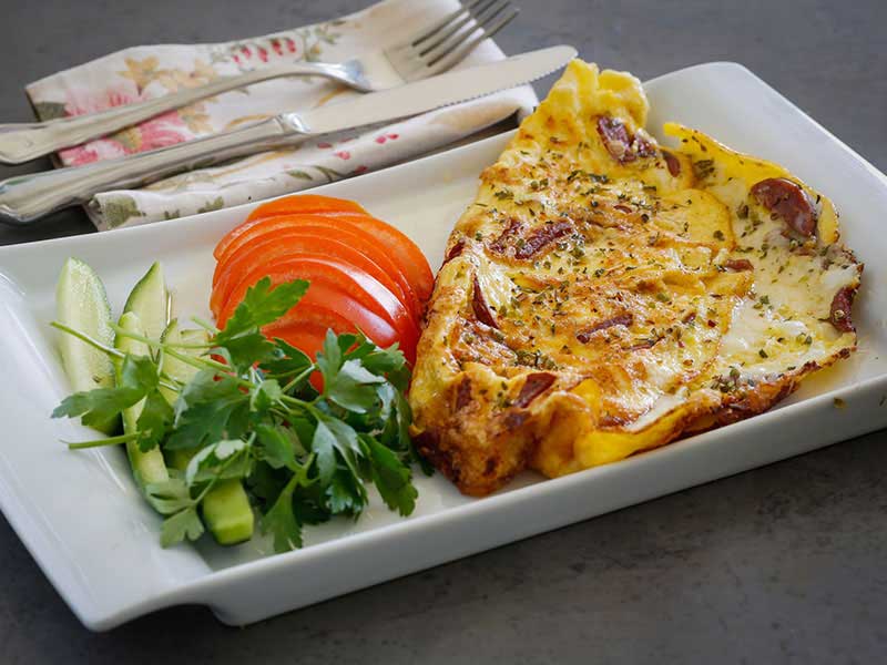 Karışık Omlet Tarifi - 3