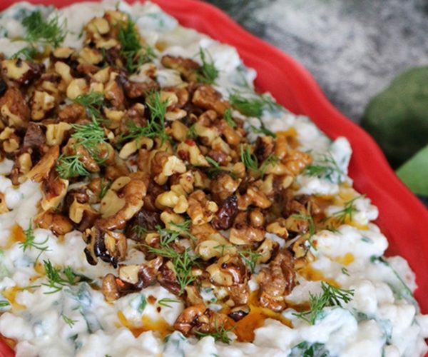 Kavrulmuş Cevizli Buğday Salatası - 5