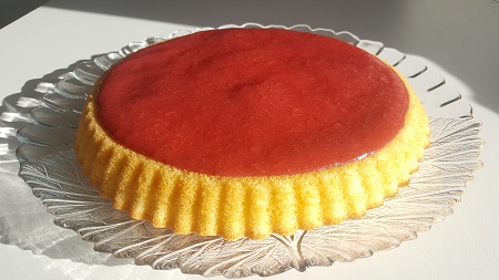 Kremalı Çilek Soslu Tart Tarifi - 4