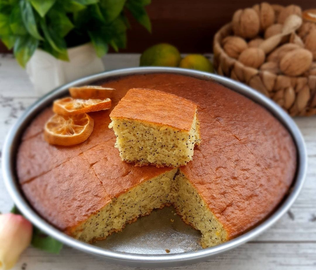 Limonlu Haşhaşlı Mis Kokulu Anne Keki Tarifi - 1