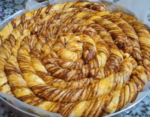 Tahinli Burma Çörek Tarifi - 2