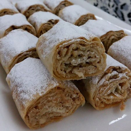 Tahinli Fındıklı Pratik Baklava Tarifi - 6