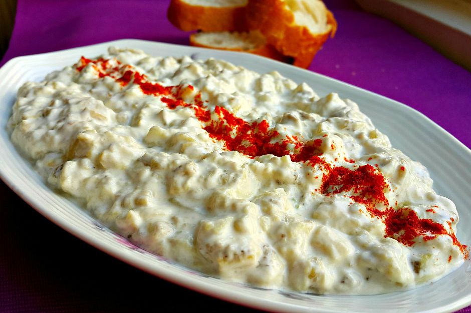 Tavuklu Patlıcanlı Makarna Salatası Tarifi - 4