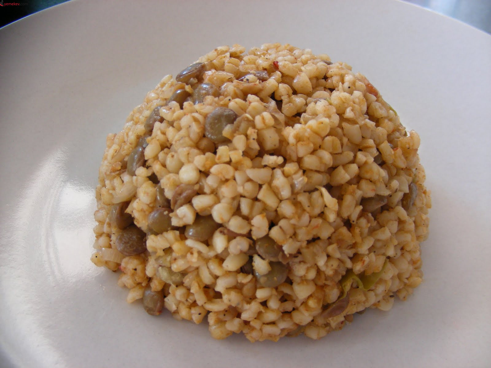 Mercimekli Bulgur Pilavı Tarifi - 4